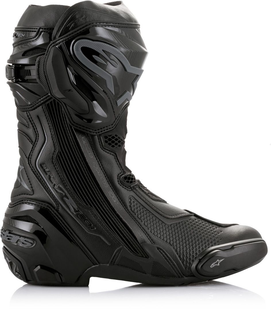 Alpinestars Supertech R Boots Black Charcoal : Delivery in 10 Days